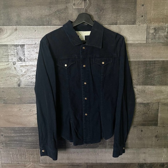 SOLD Anthropologie Sitwell Womens Button Down Shirt 14 - Picture 1 of 3